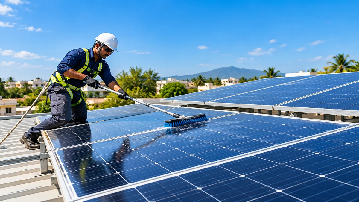 Solar maintenance technician